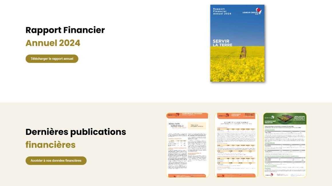 Responsive layouts across the corporate pages