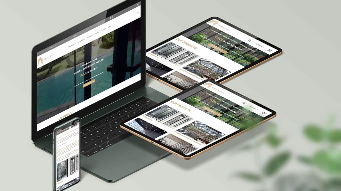 Responsive corporate pages